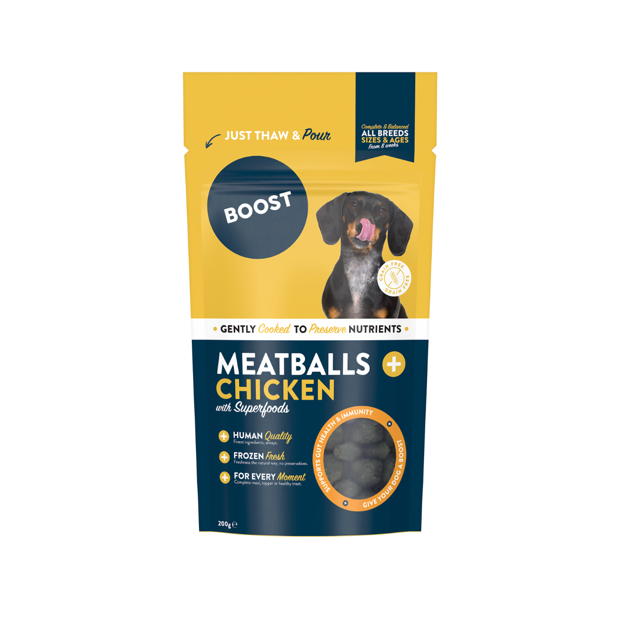 Chicken with Superfoods, Meatballs.