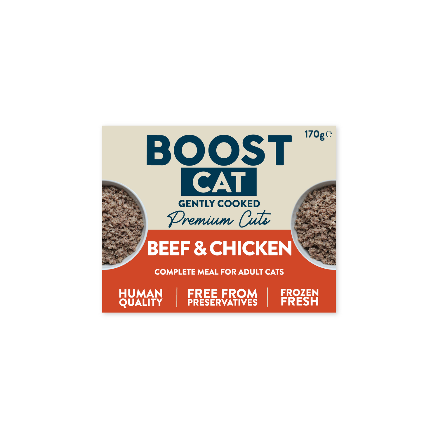 Tender Beef and Chicken Cat Meal 170g