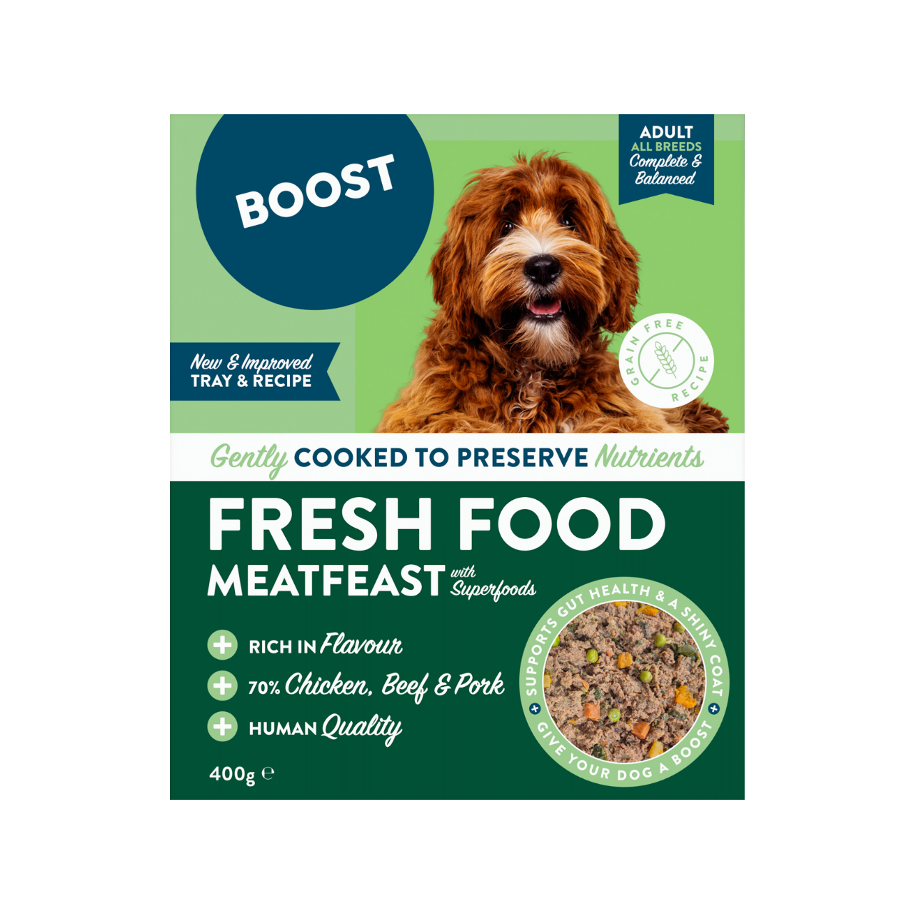 Meat Feast with Superfoods.