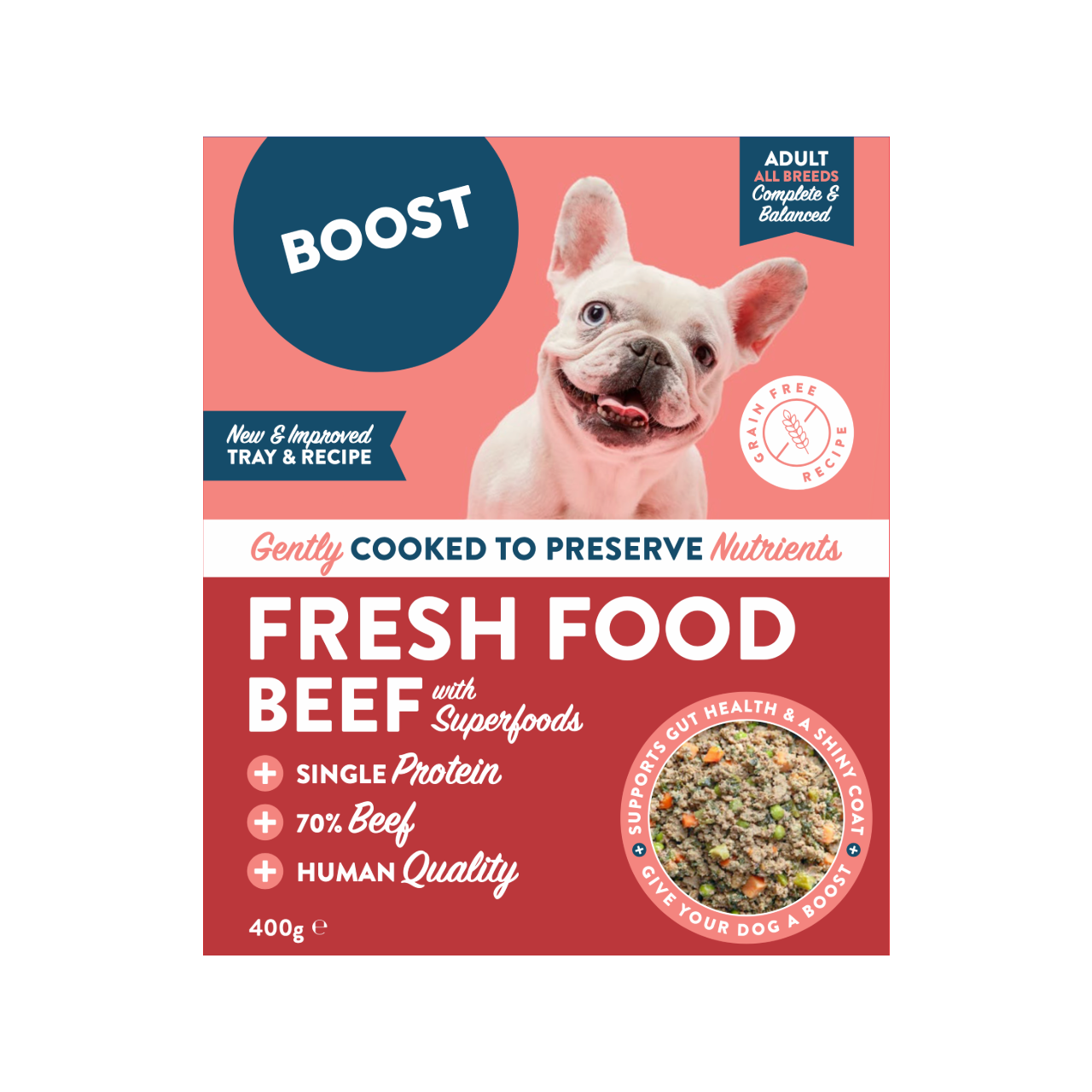Beef with Superfoods. – Boost Pet Food