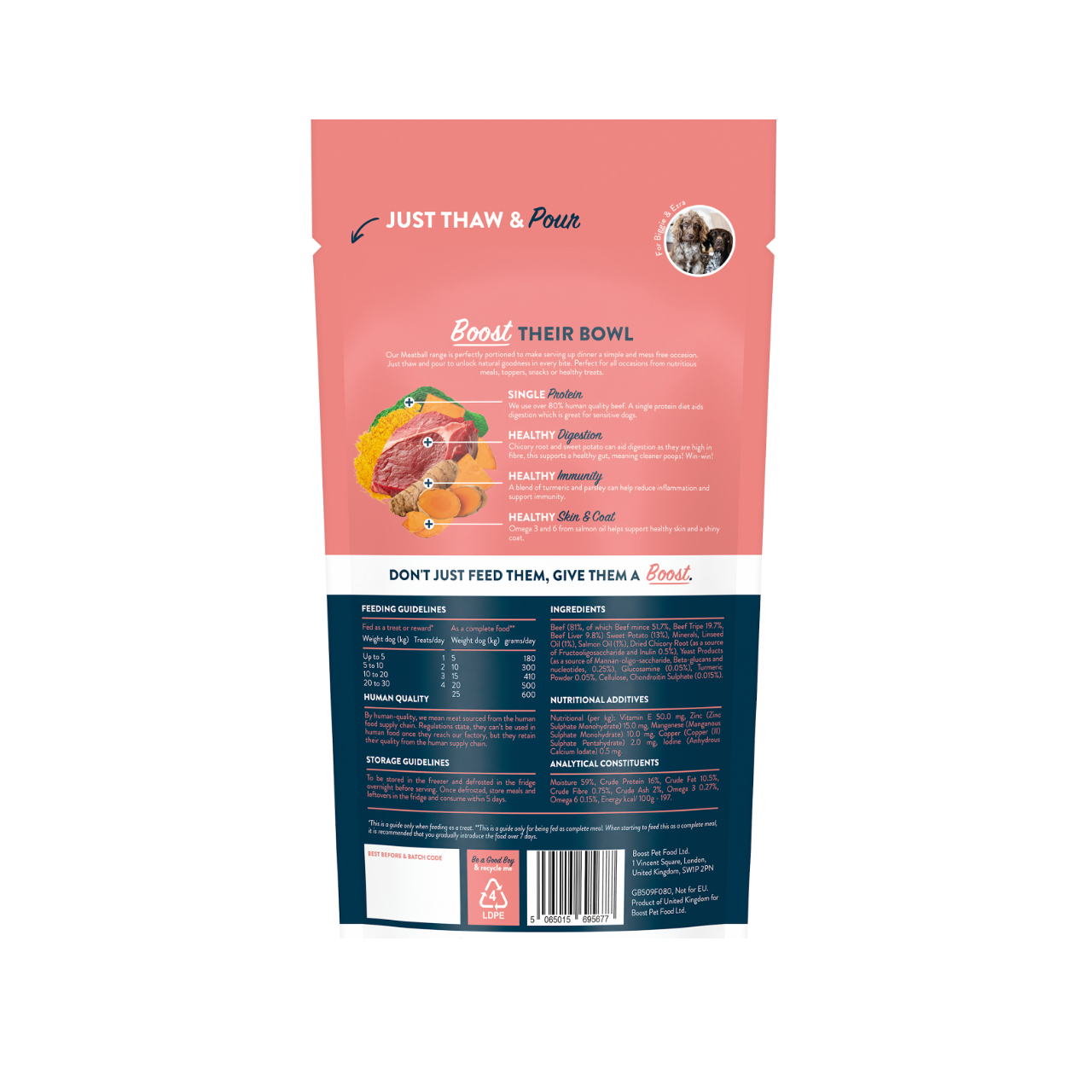 Beef with Superfoods, Meatballs Value Bag.