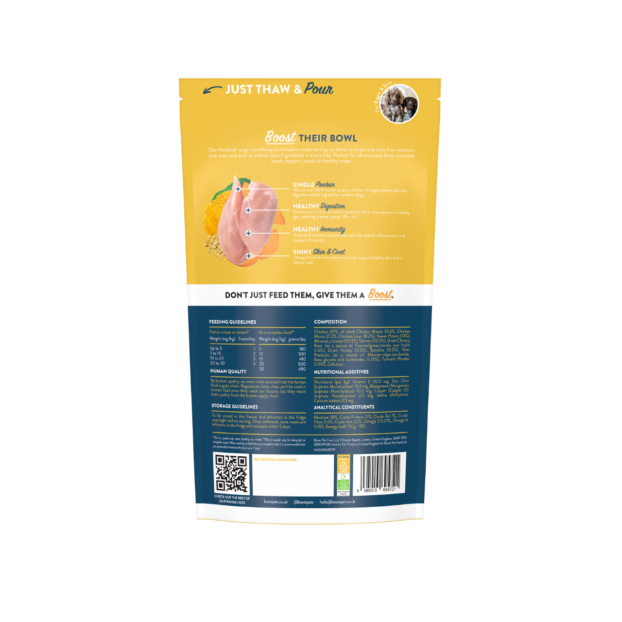 Chicken with Superfoods, Meatballs Value Bag.