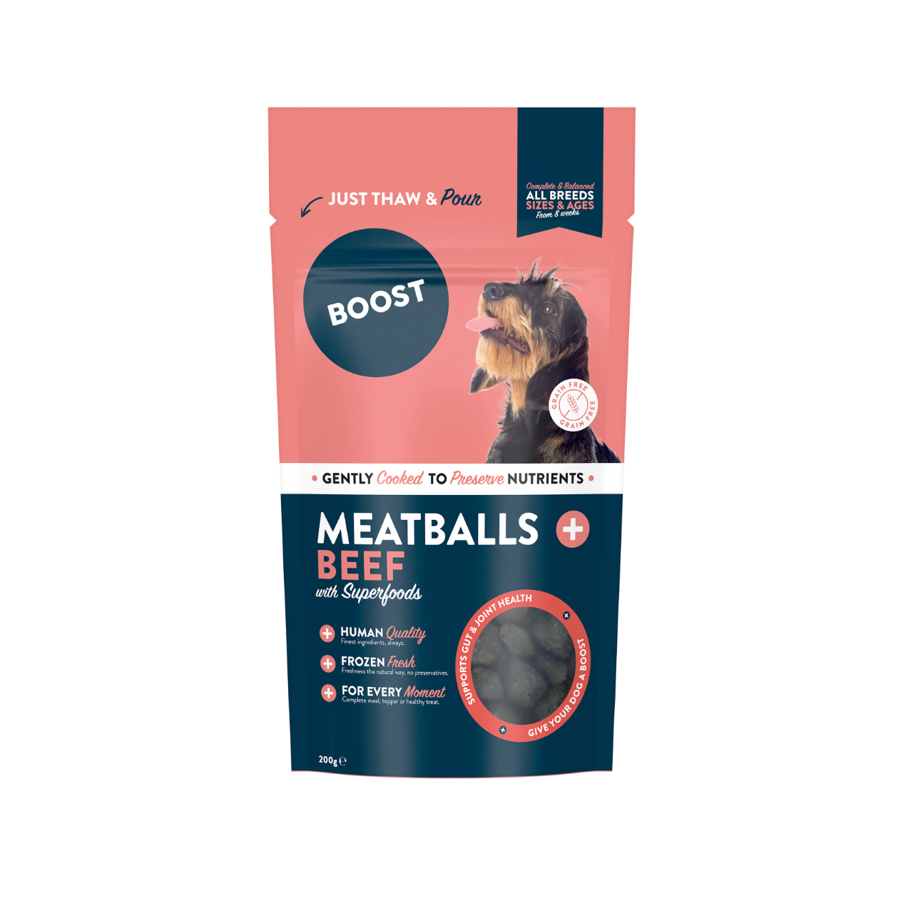 Beef with Superfoods, Meatballs.
