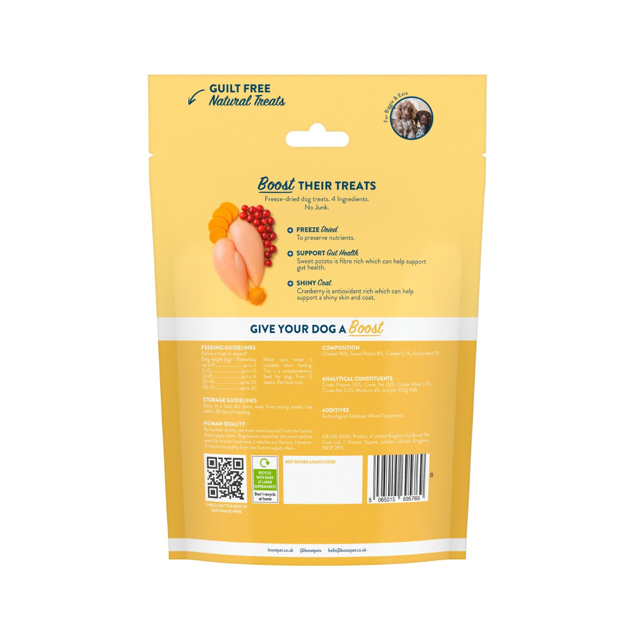 Freeze Dried Chicken with Superfood Bites.