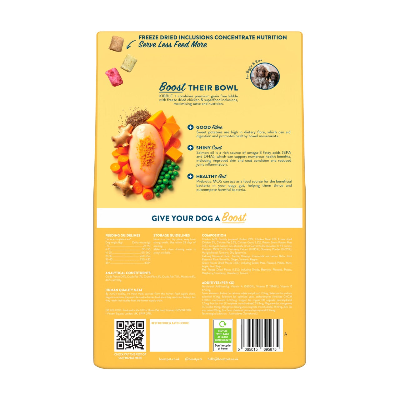 Chicken Kibble+, Grain-Free with REAL Meat & Superfood Freeze-Dried Pieces