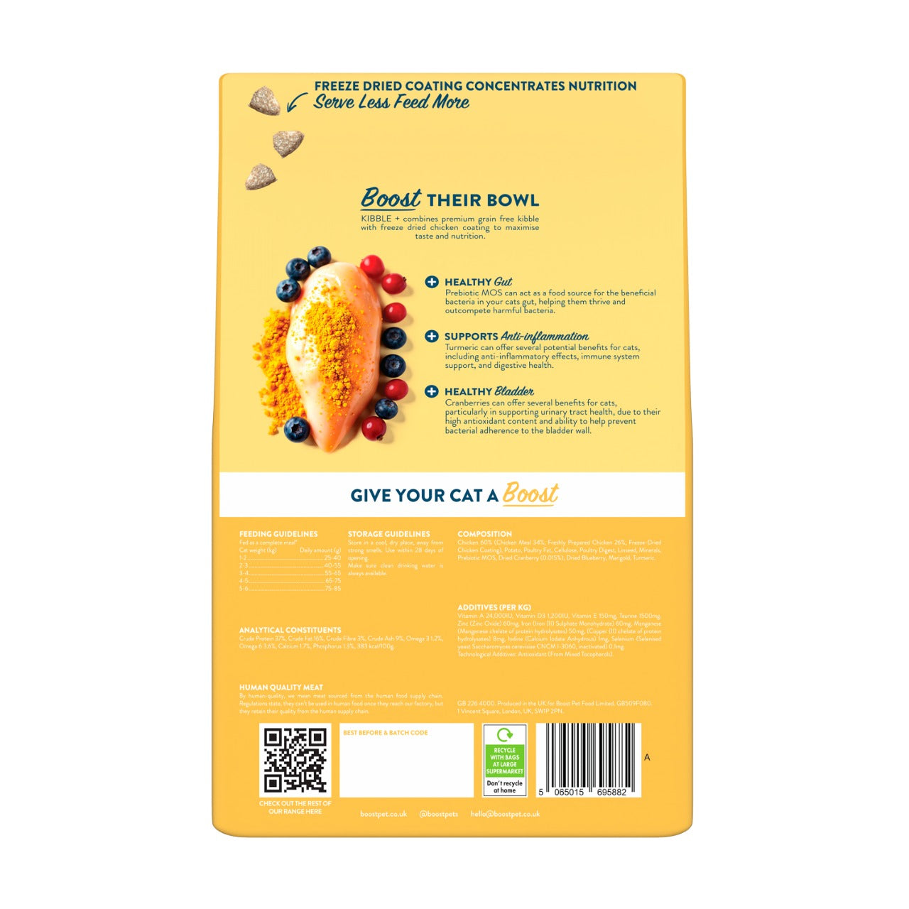 Chicken Kibble+, Grain-Free Kibble Coasted with REAL Freeze Dried Chicken