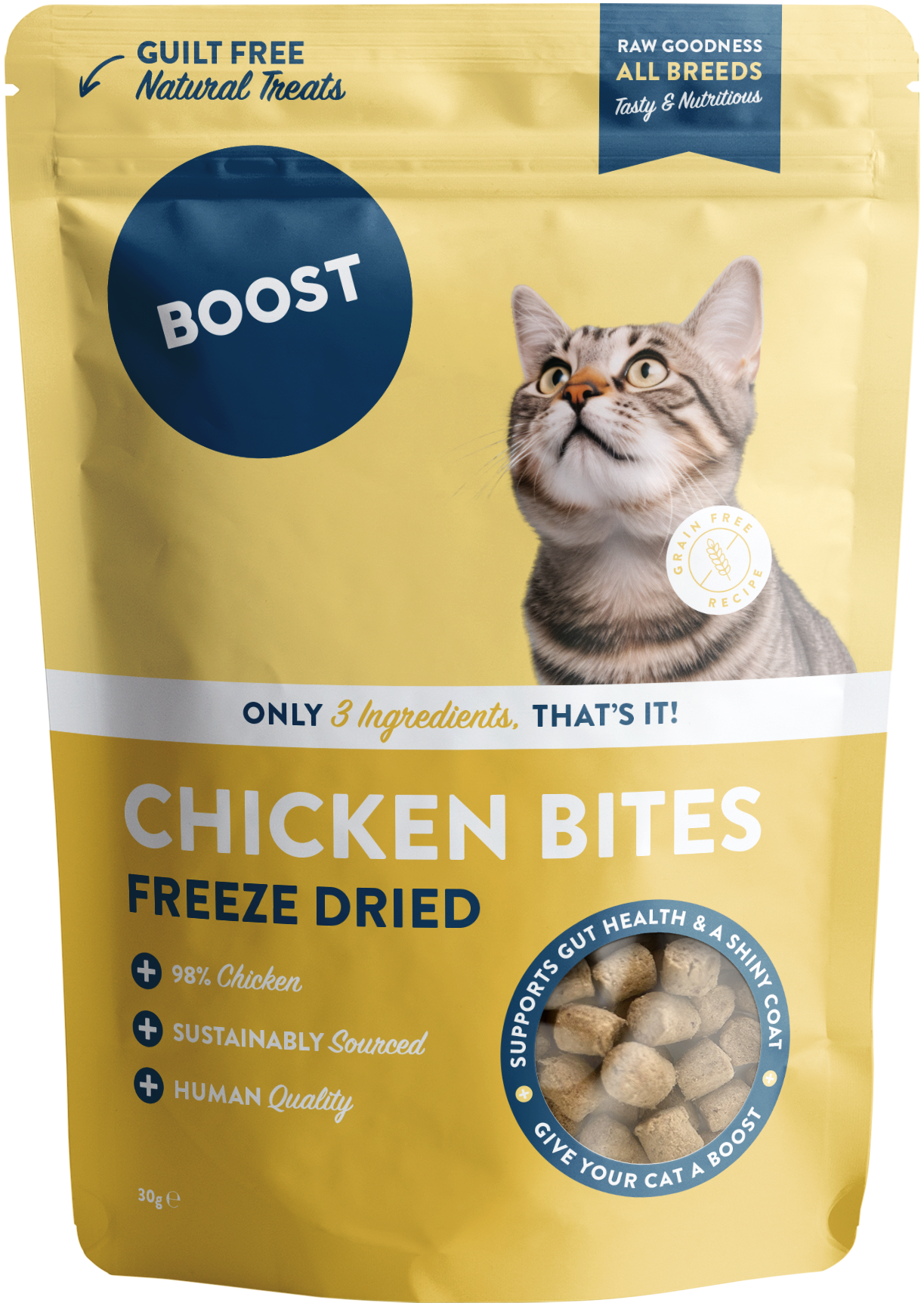 Freeze Dried Chicken Bites.