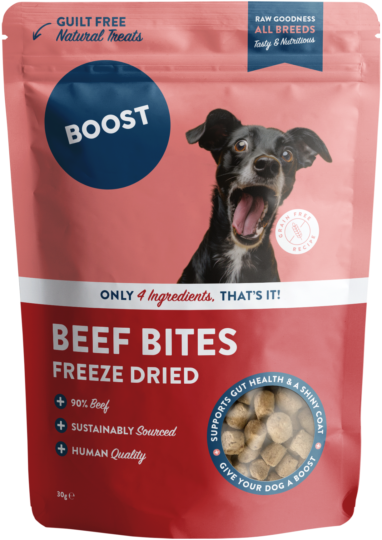 Freeze Dried Beef with Superfood Bites.