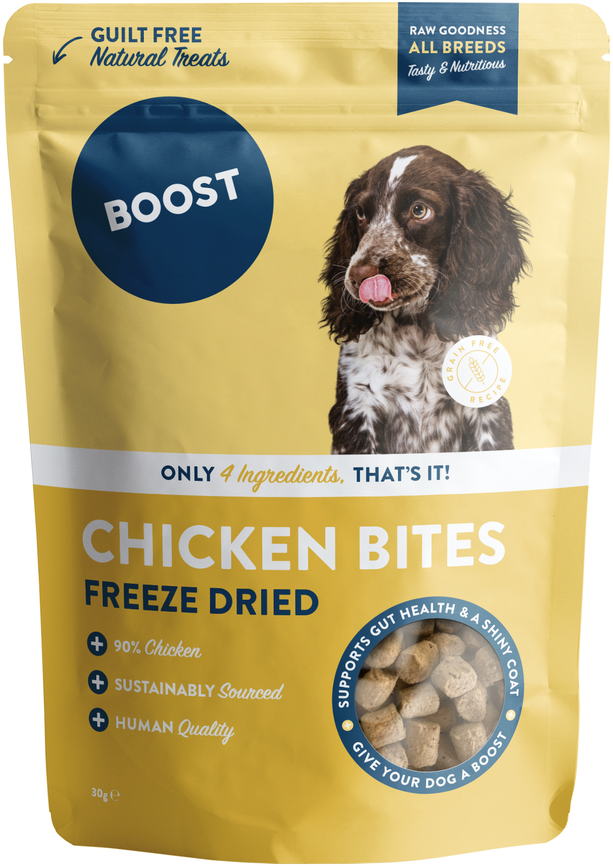 Freeze Dried Chicken with Superfood Bites.