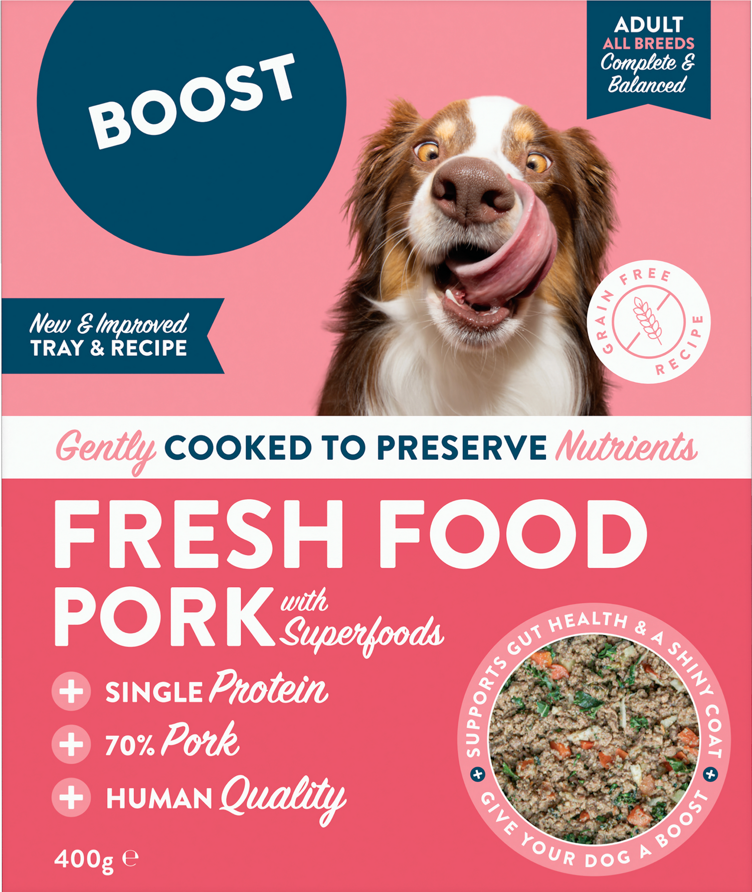 Pork with Superfoods.