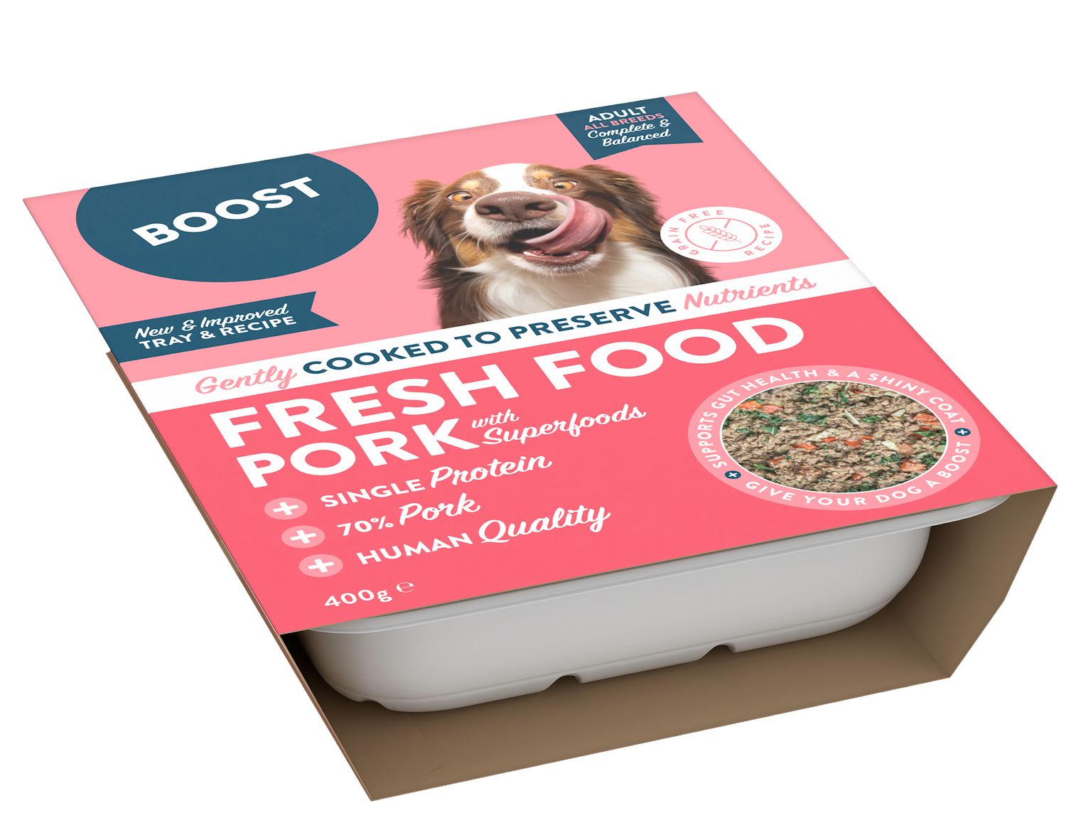 Pork with Superfoods.