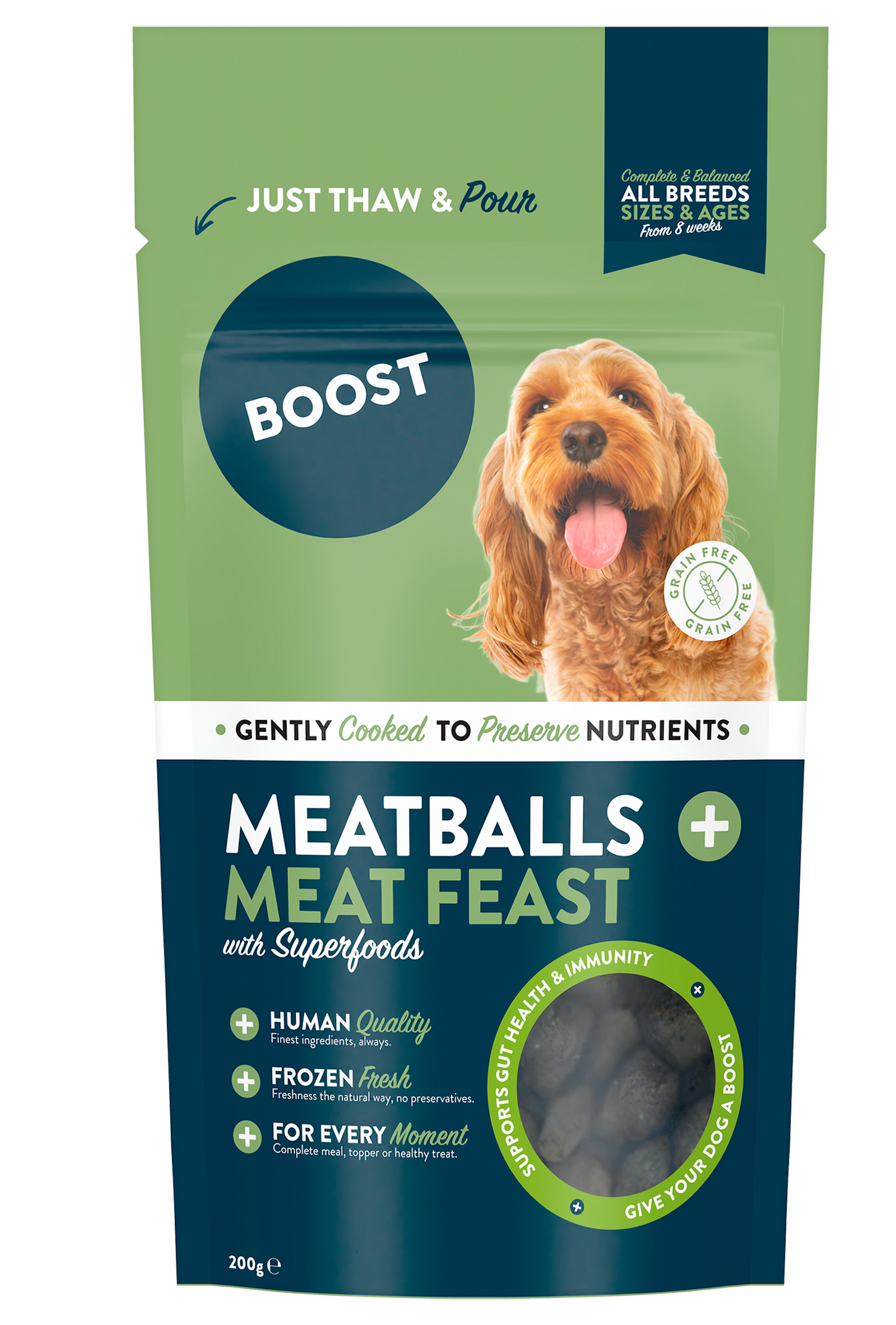 Meat Feast with Superfoods, Meatballs.